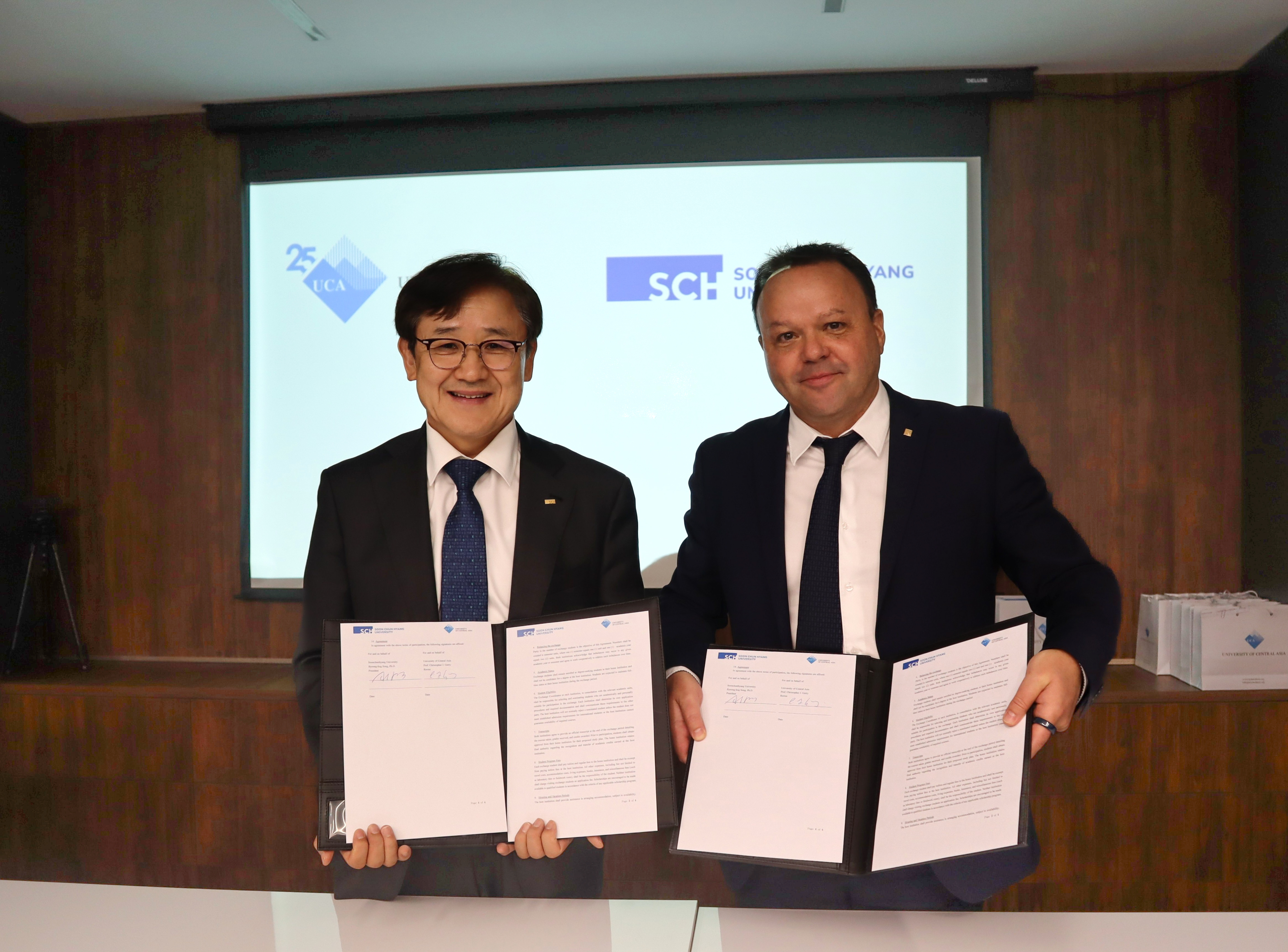 UCA and Soonchunhyang University Strengthen Partnership with New Student Exchange and Mobility Agreement