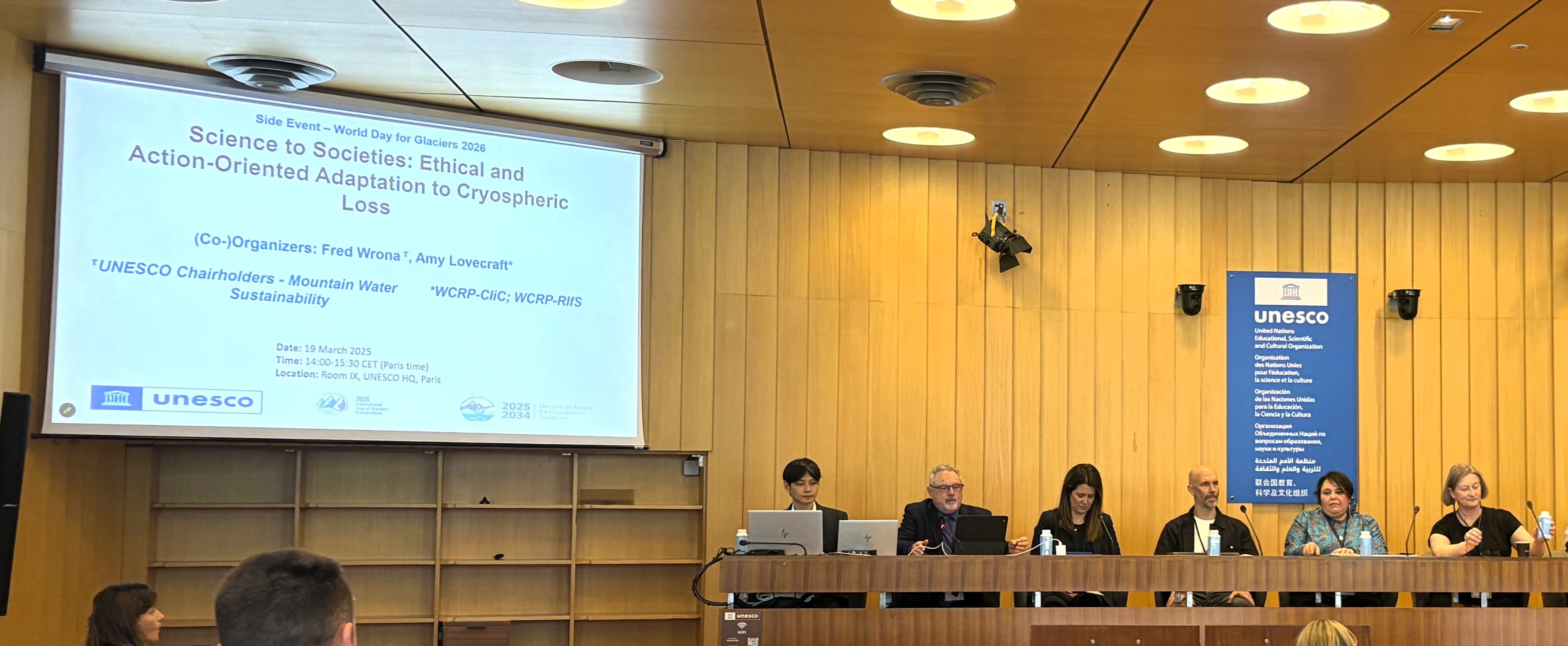 UCA at UNESCO World Glaciers Day Conference  2026