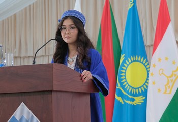 Speech by Kyzzhibek Zhanibekova, Valedictorian