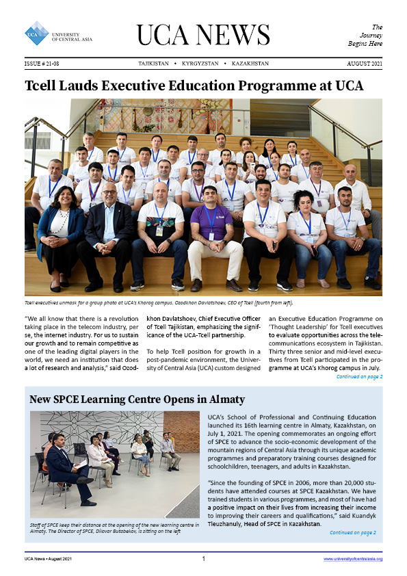 UCA News August 2021 Eng